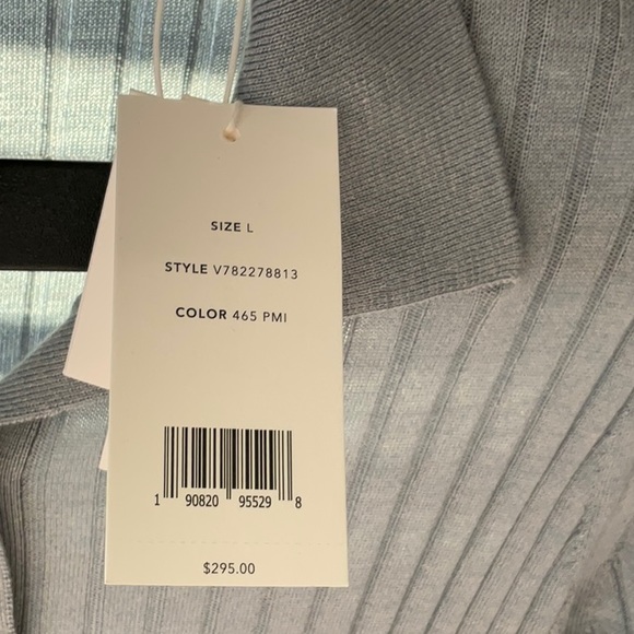 Vince ribbed polo sweater cardigan - Picture 8 of 12